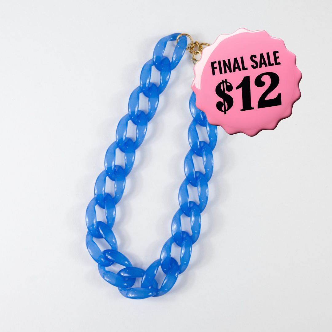 Chain Necklace - Deep Blue