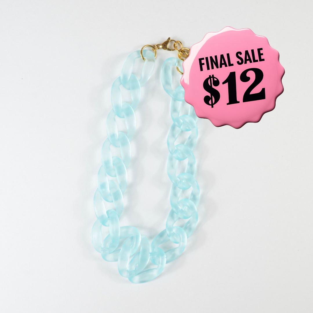 Chain Necklace - Blue Frost
