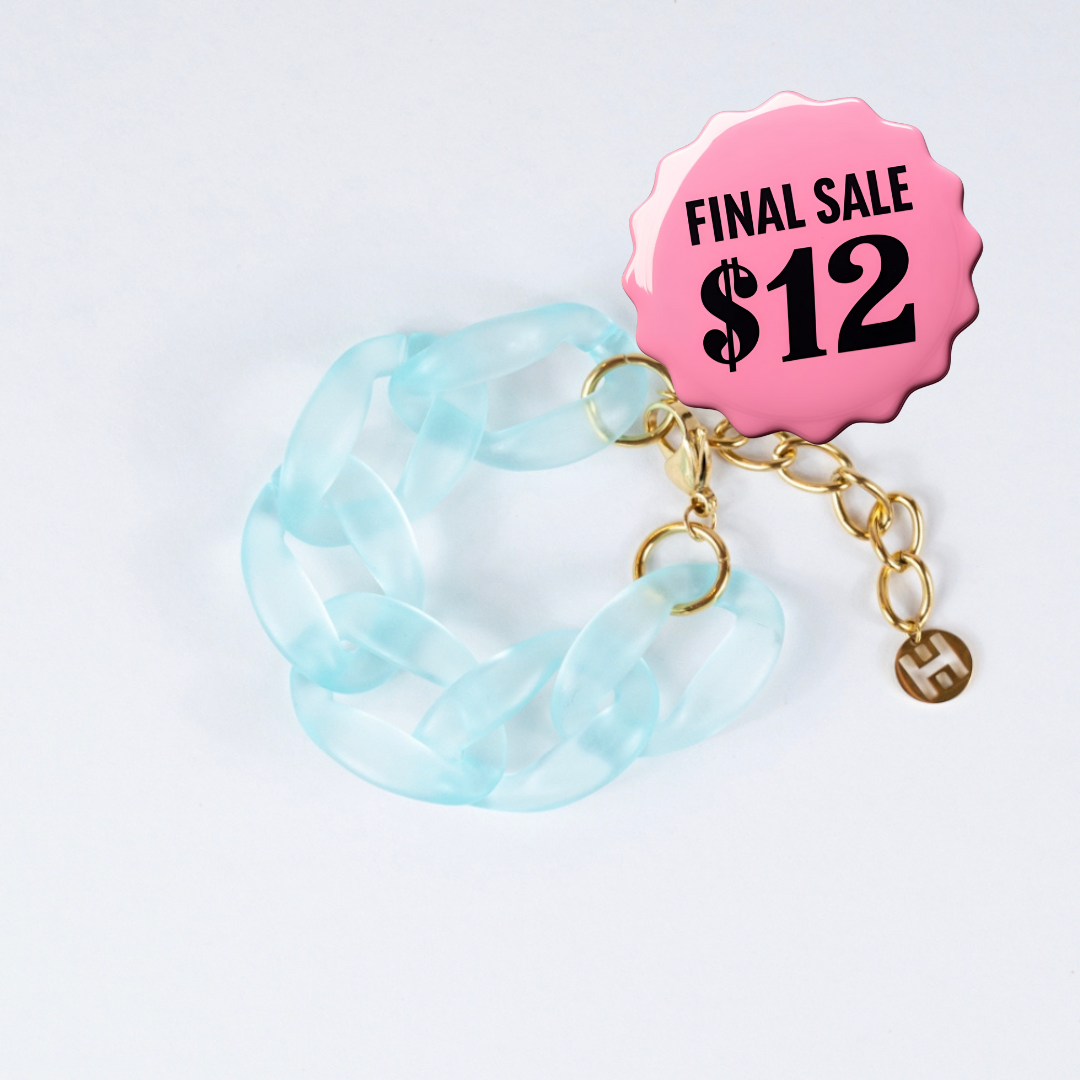 Chain Bracelet - Blue Frost