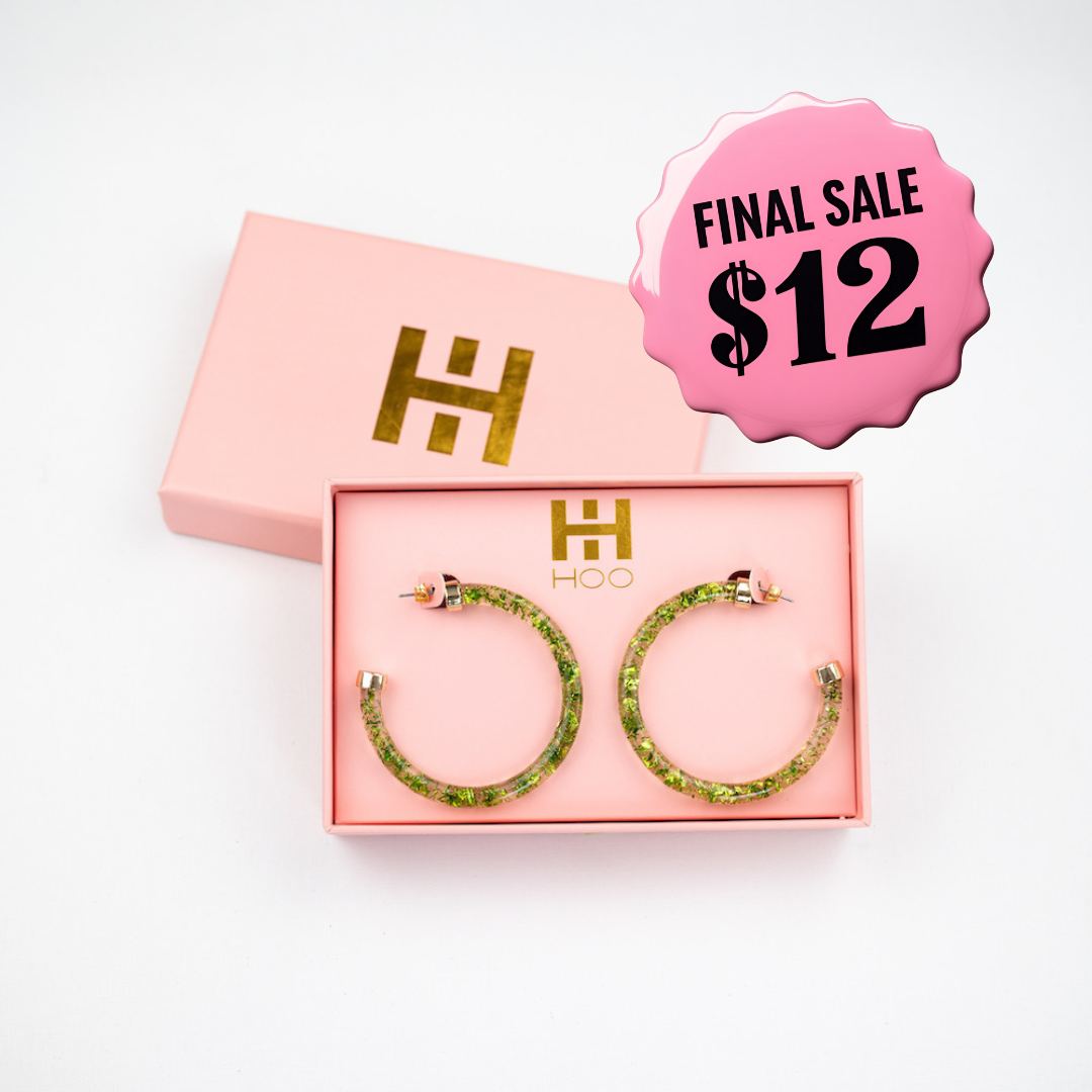 Hoops - Green Foil
