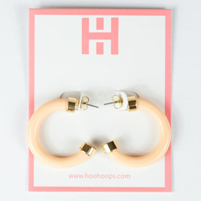 Mini Hoops - Nude