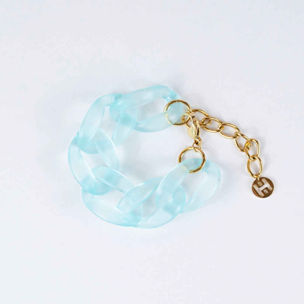 Chain Bracelet - Blue Frost