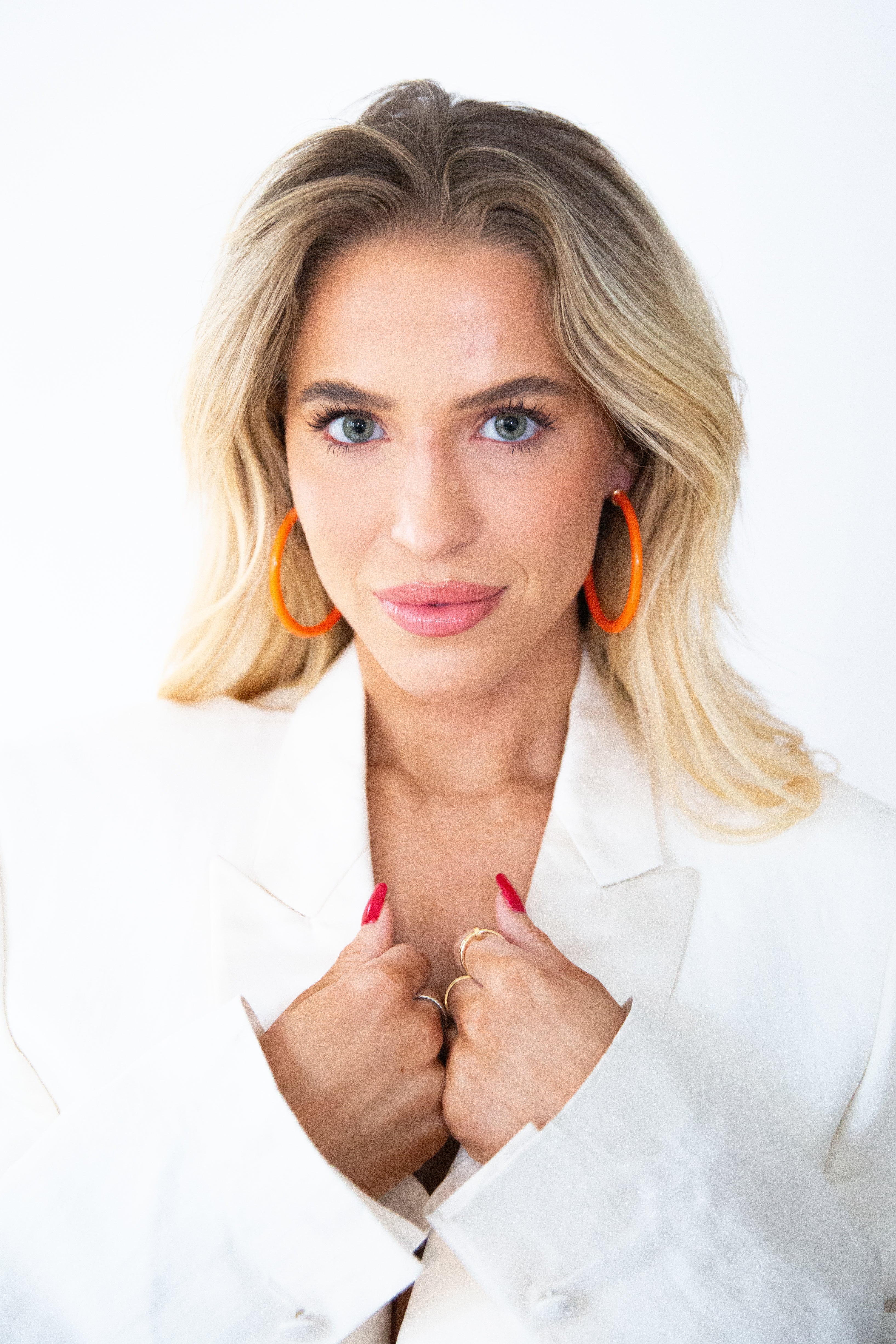 Orange 2-Inch Hoops - WAREHOUSE SALE