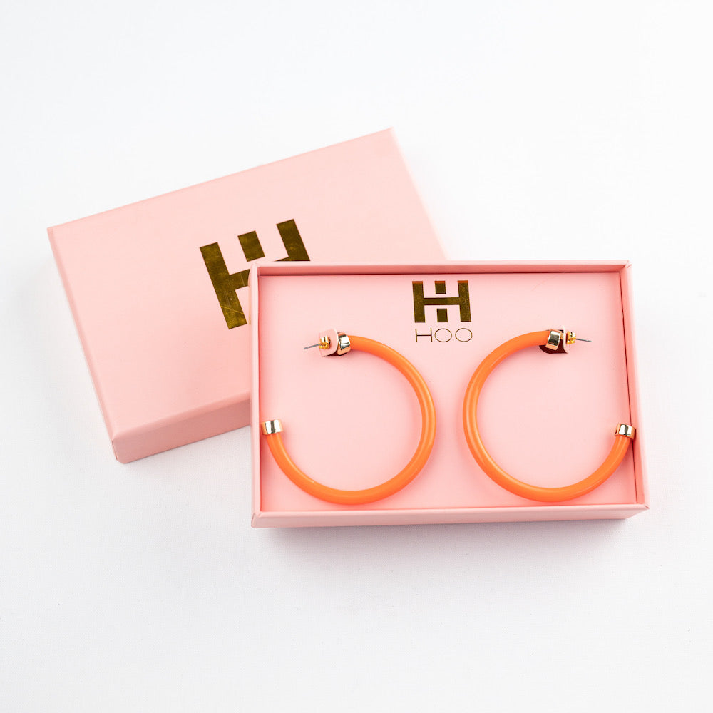 Orange 2-Inch Hoops - WAREHOUSE SALE