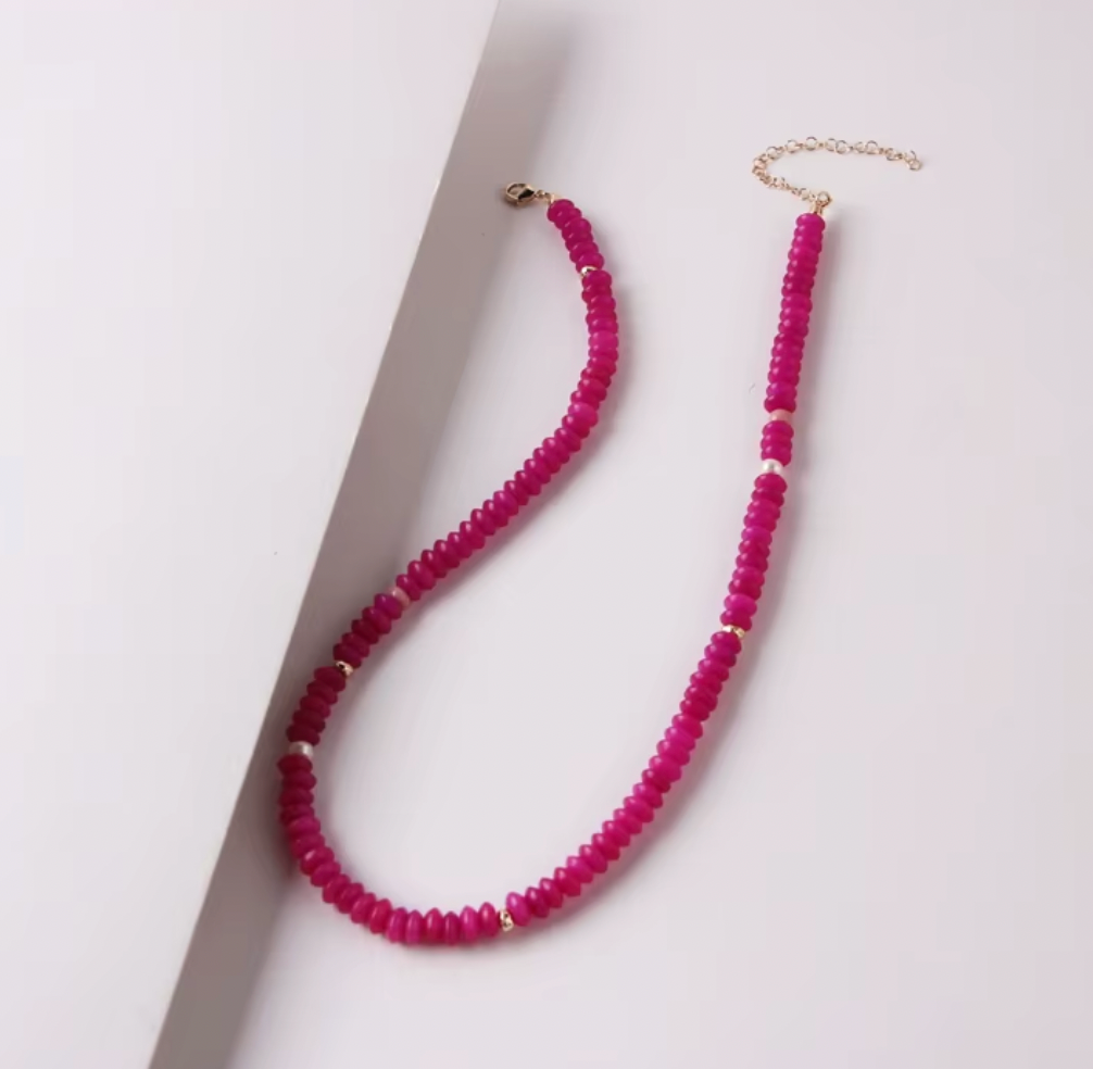 Glass Beaded Necklaces