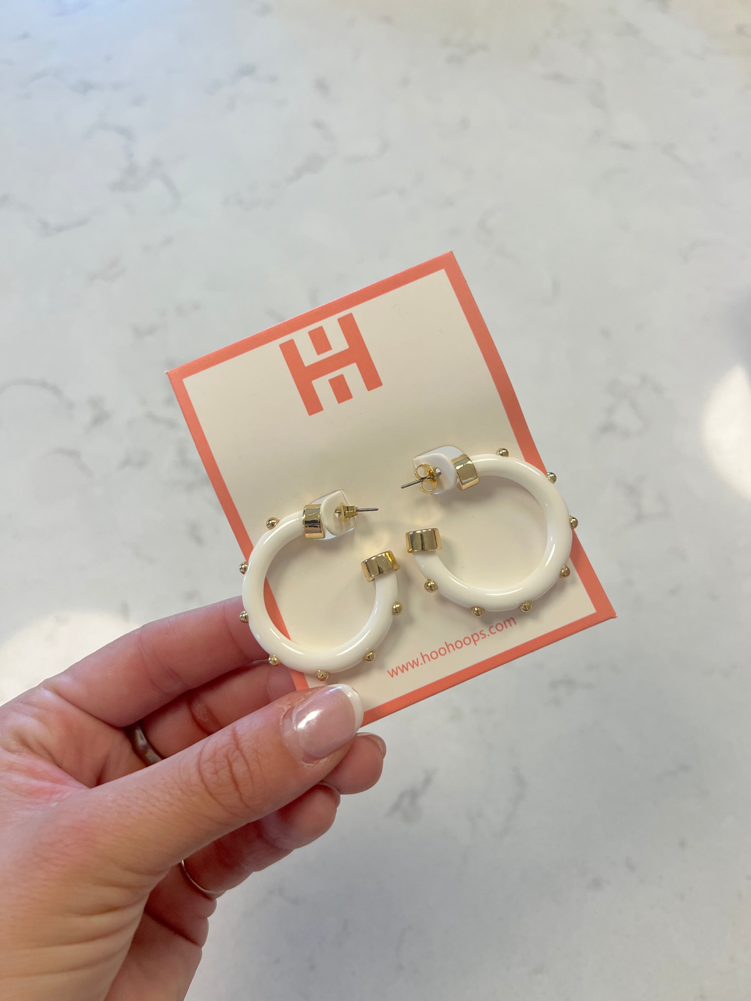 Minis - White with Gold Balls