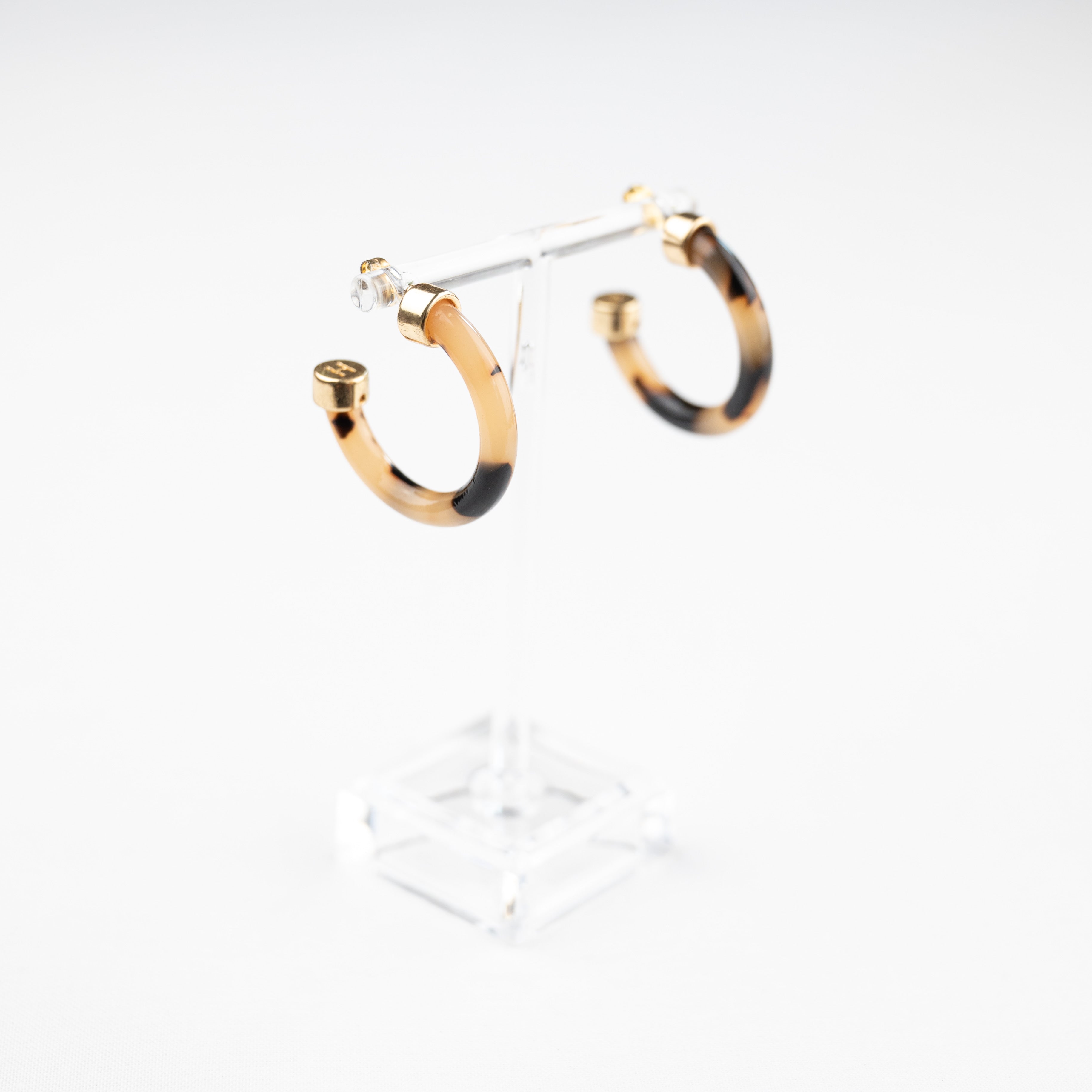 Mini Hoops - Tortoise Shell