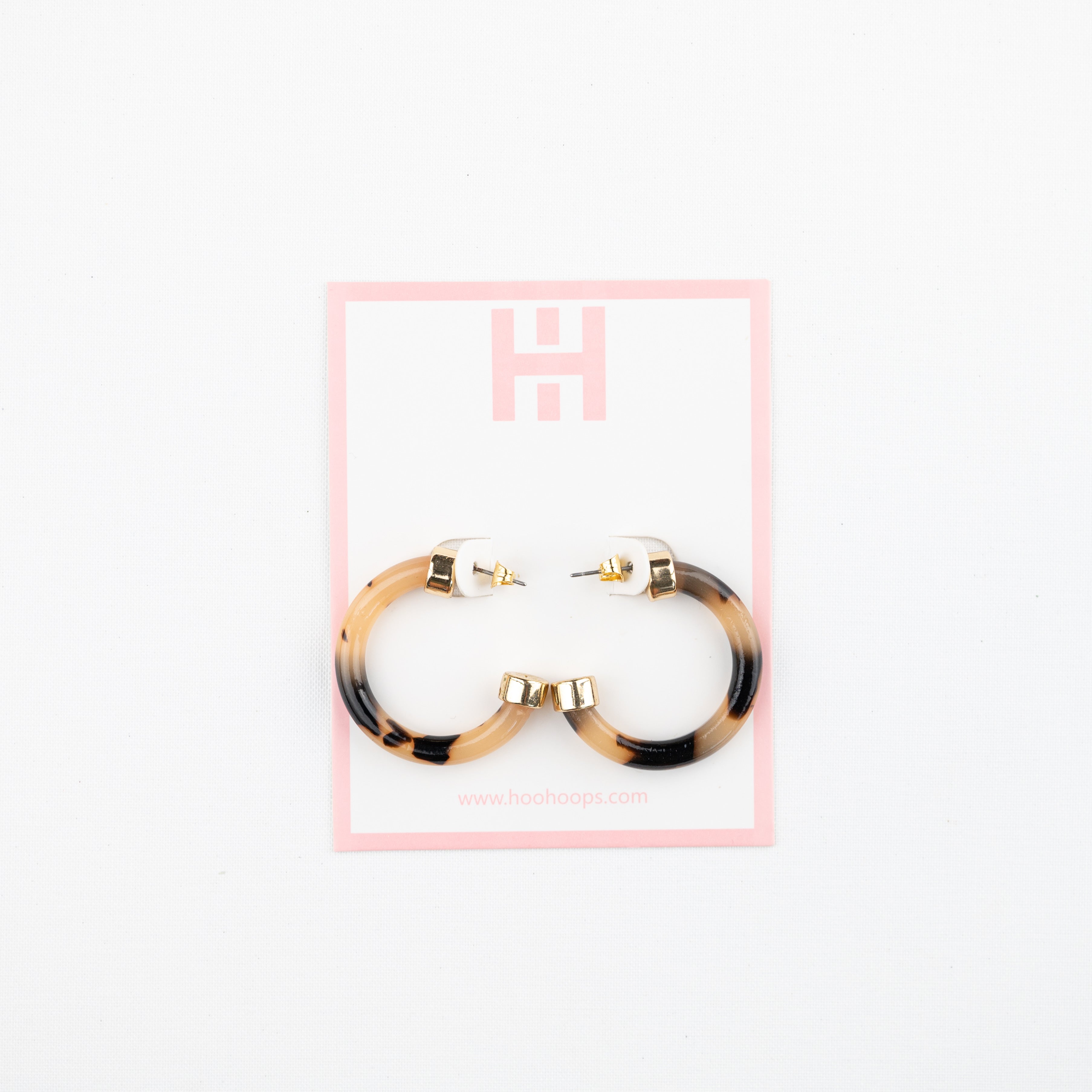 Mini Hoops - Tortoise Shell