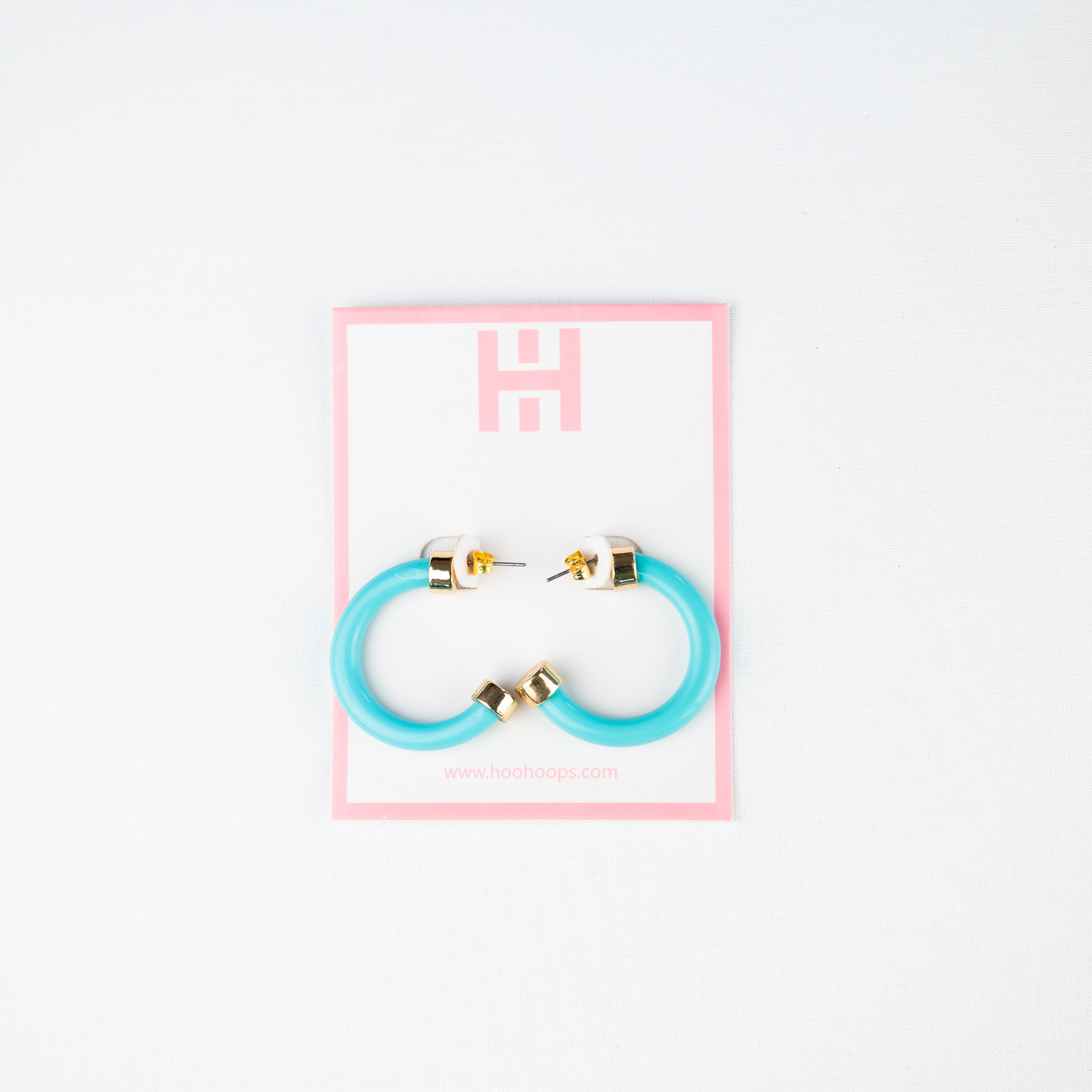 Mini Hoops - Turquoise