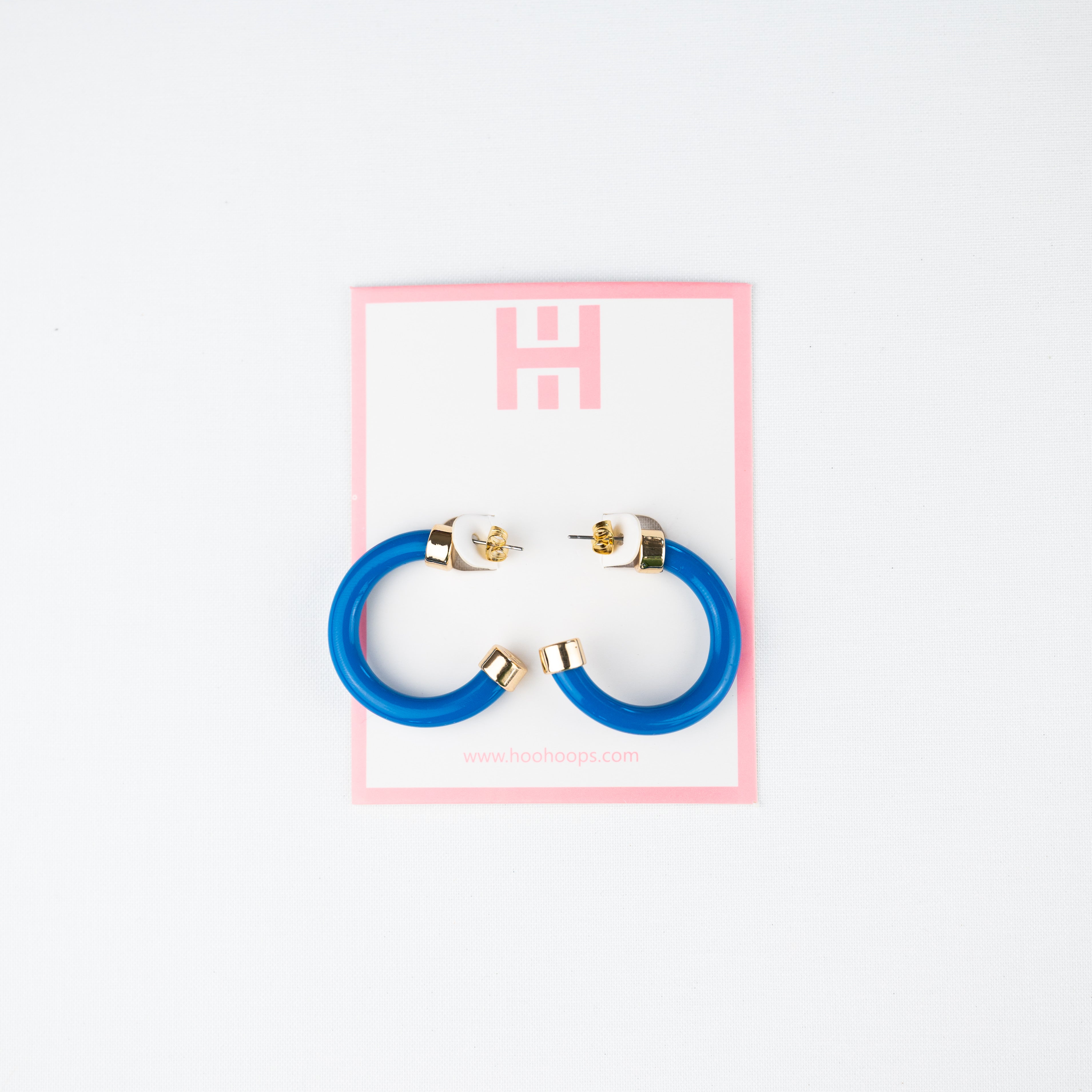 Mini Hoops - True Blue