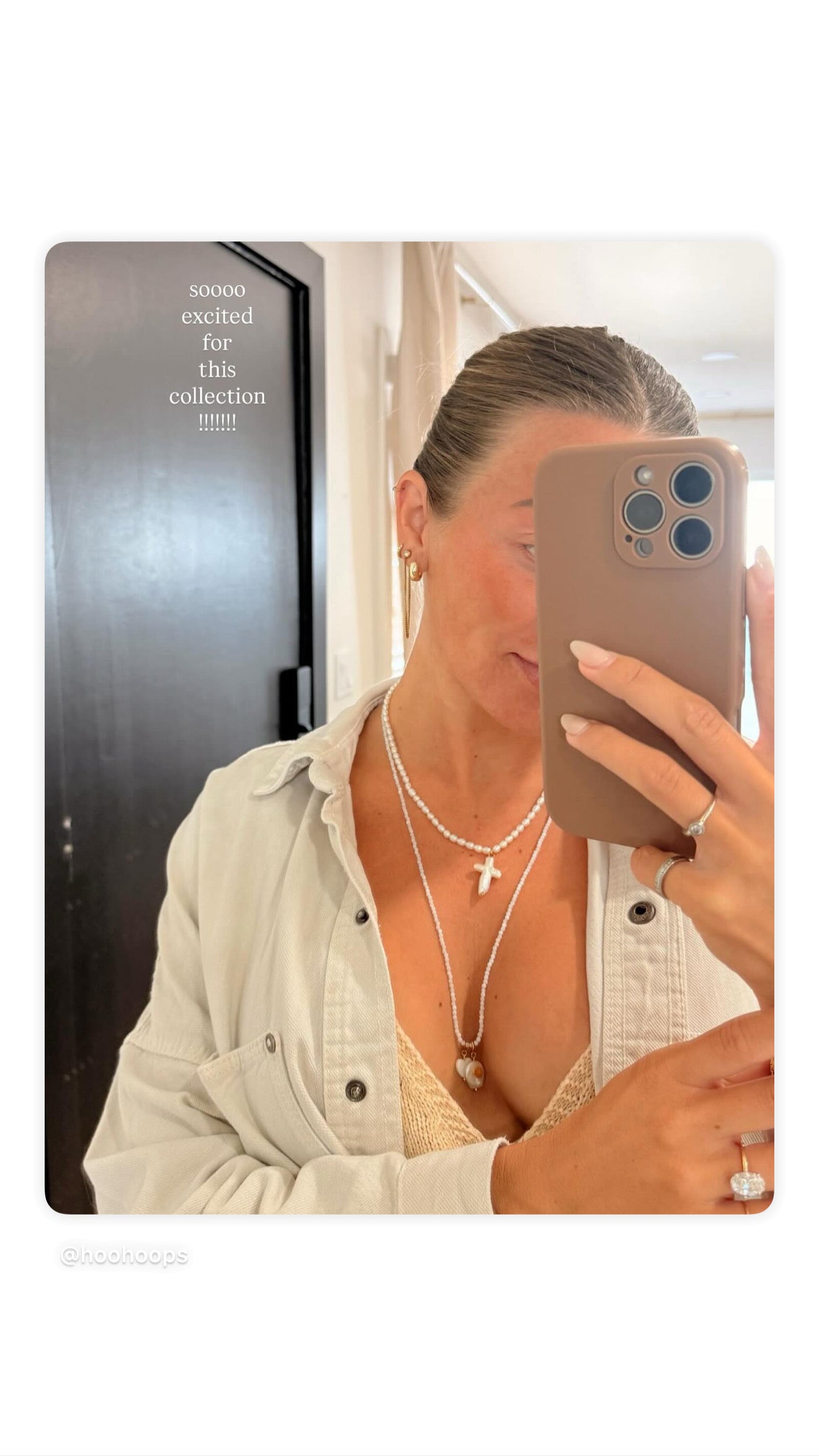 Mother of Pearl Collection - Cross Necklace - Pre-Order