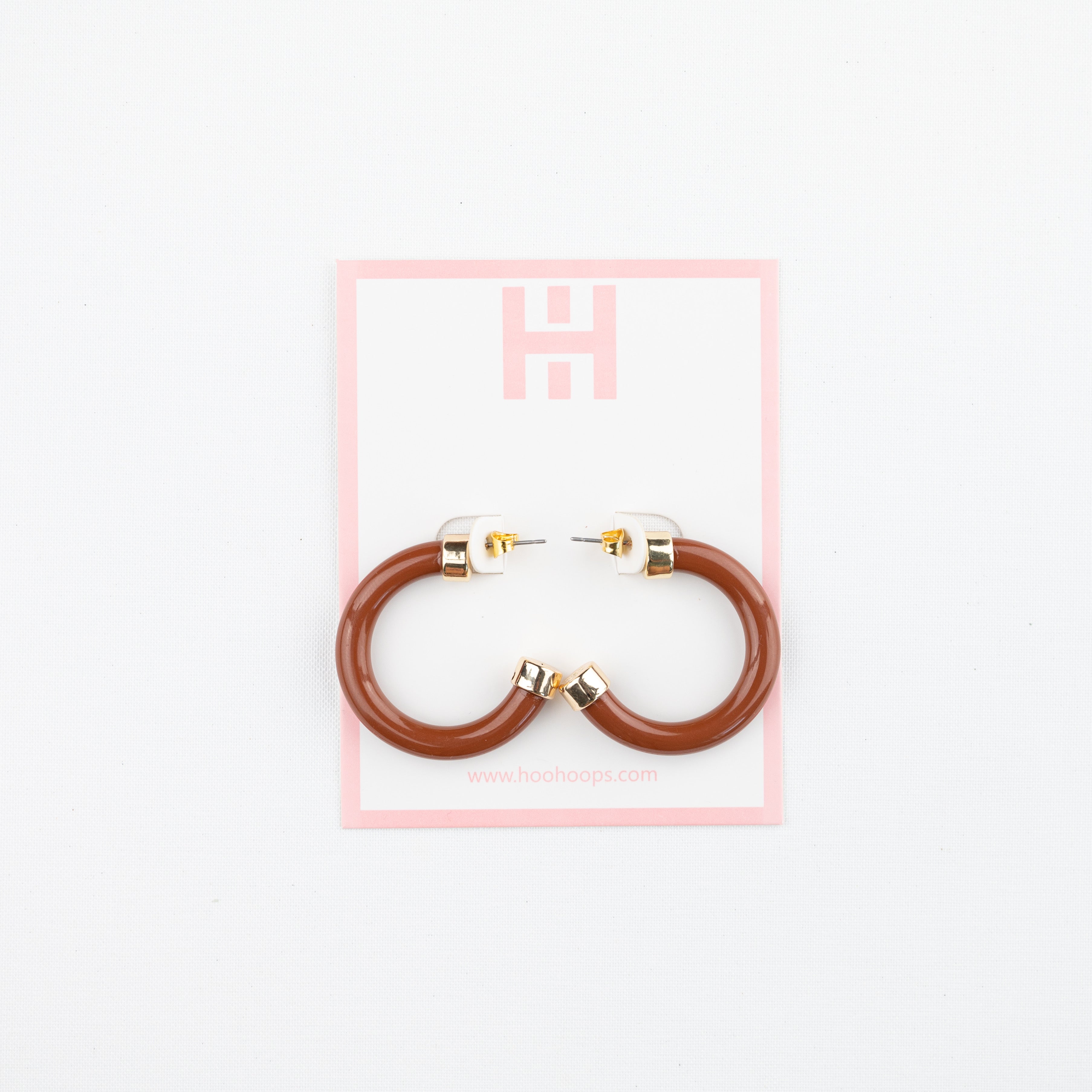 Chocolate 1-Inch Hoops - WAREHOUSE SALE