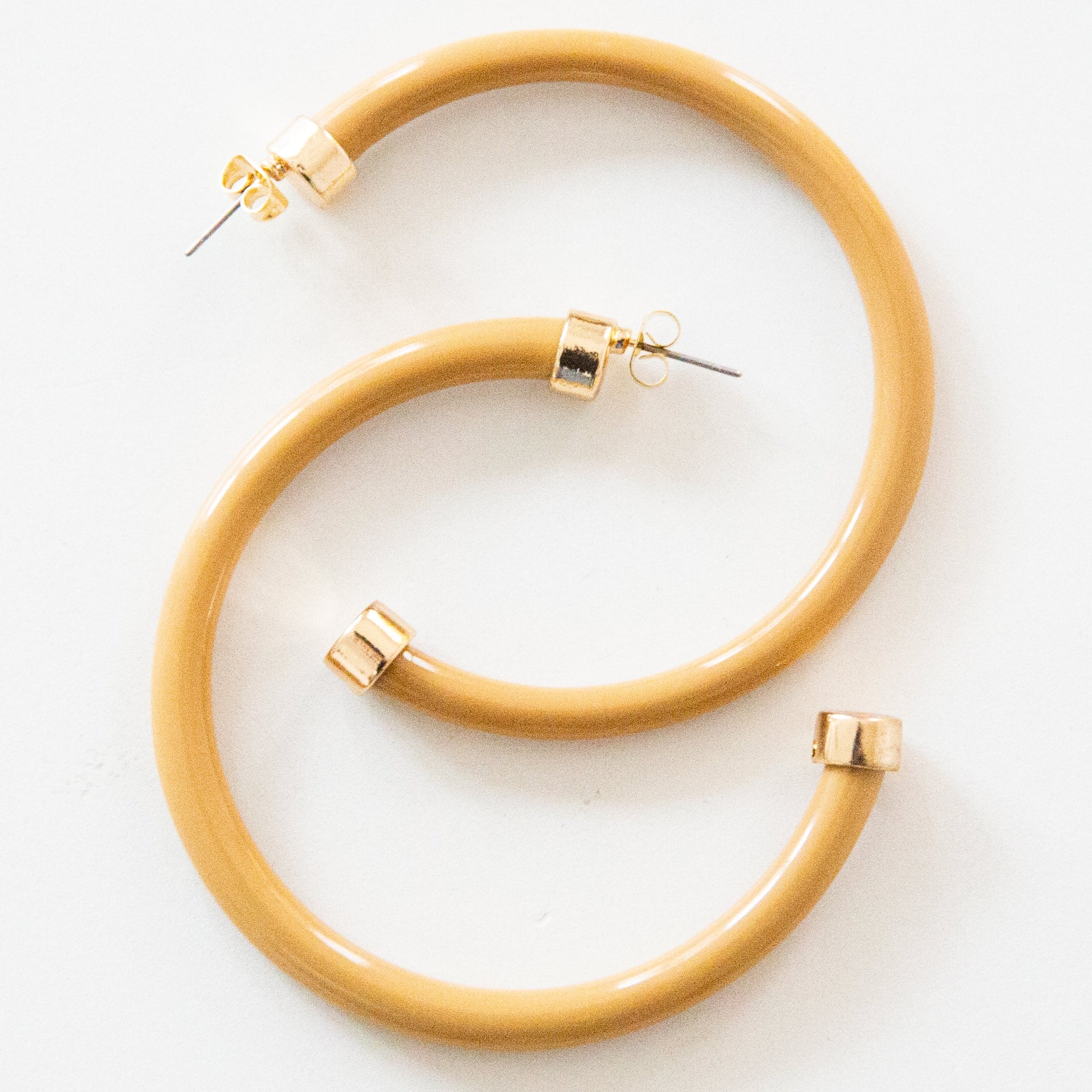 Camel Hoop Earrings