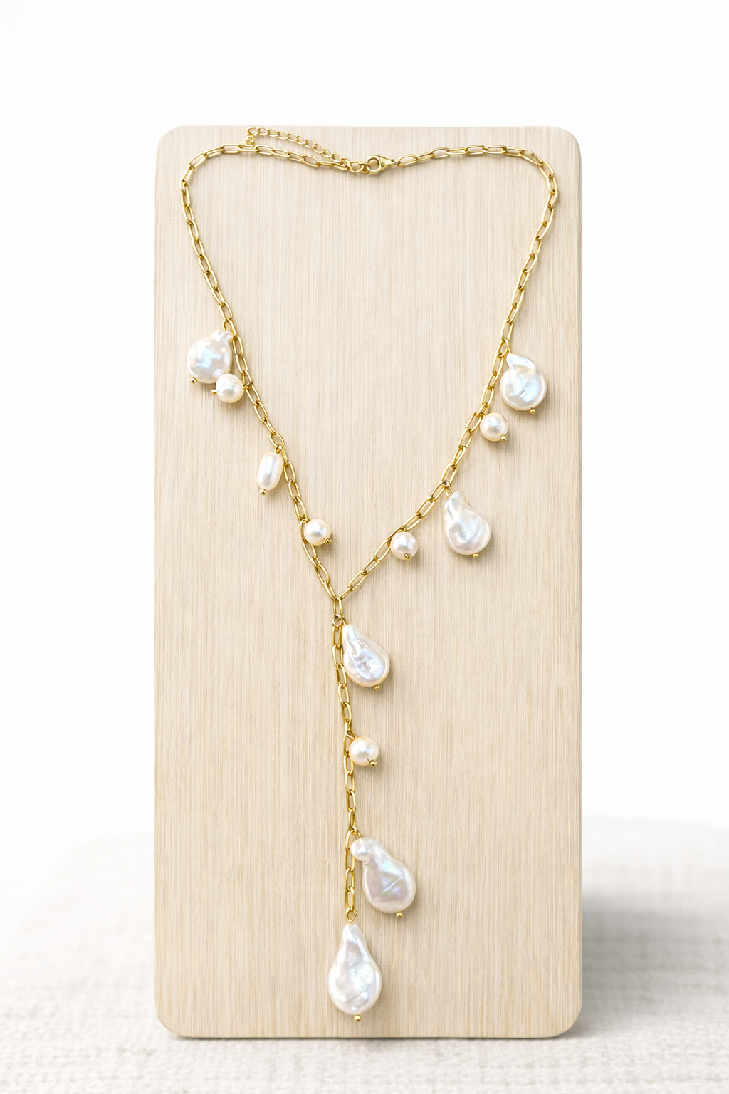 Mother of Pearl Collection - Pearl Drop Necklace