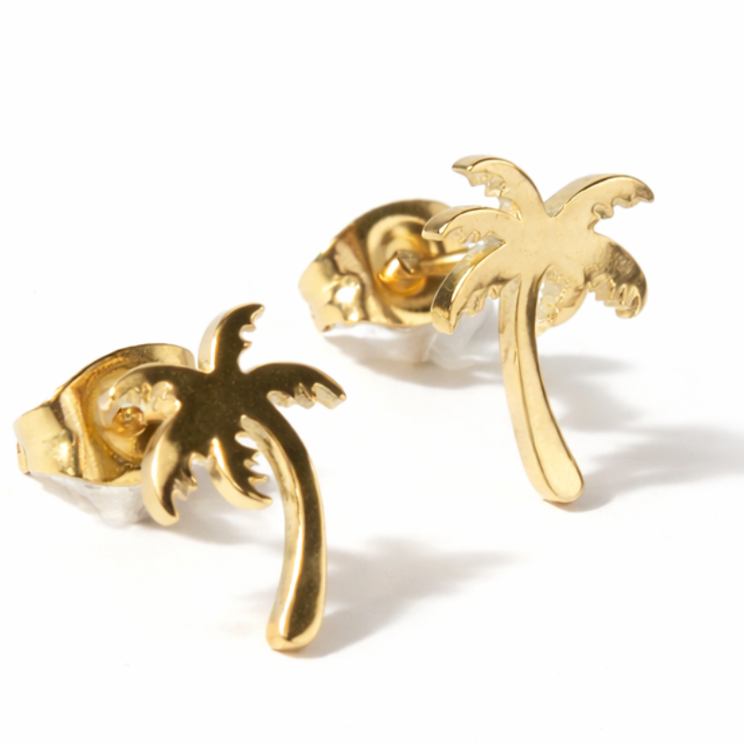 Palm Tree Studs