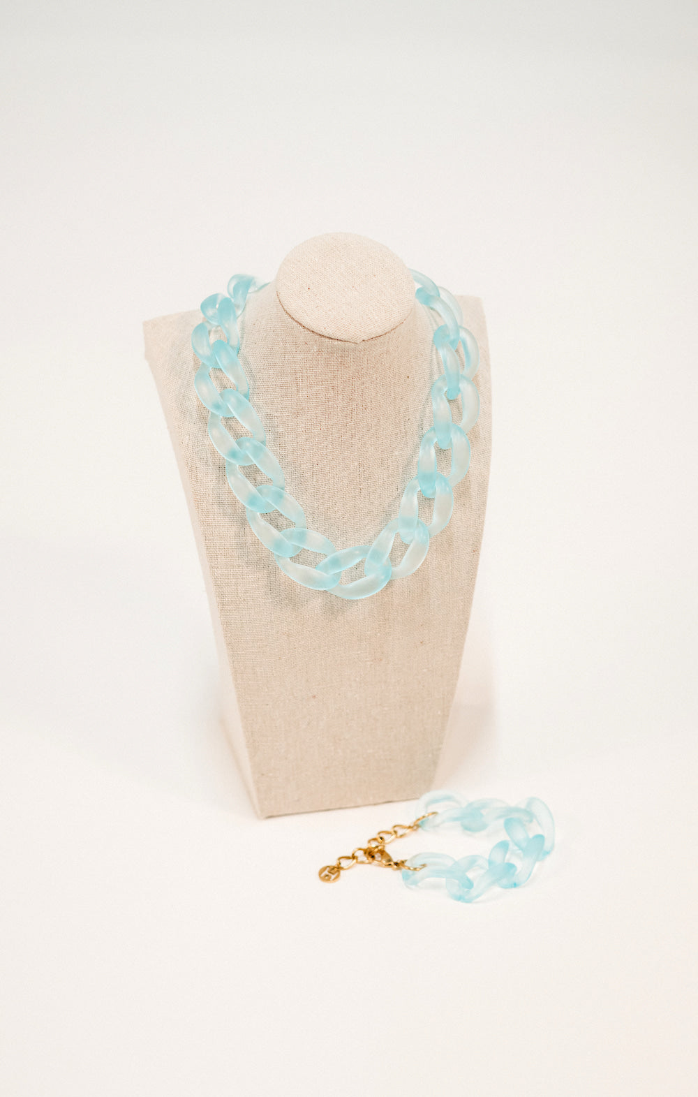 Chain Necklace - Blue Frost