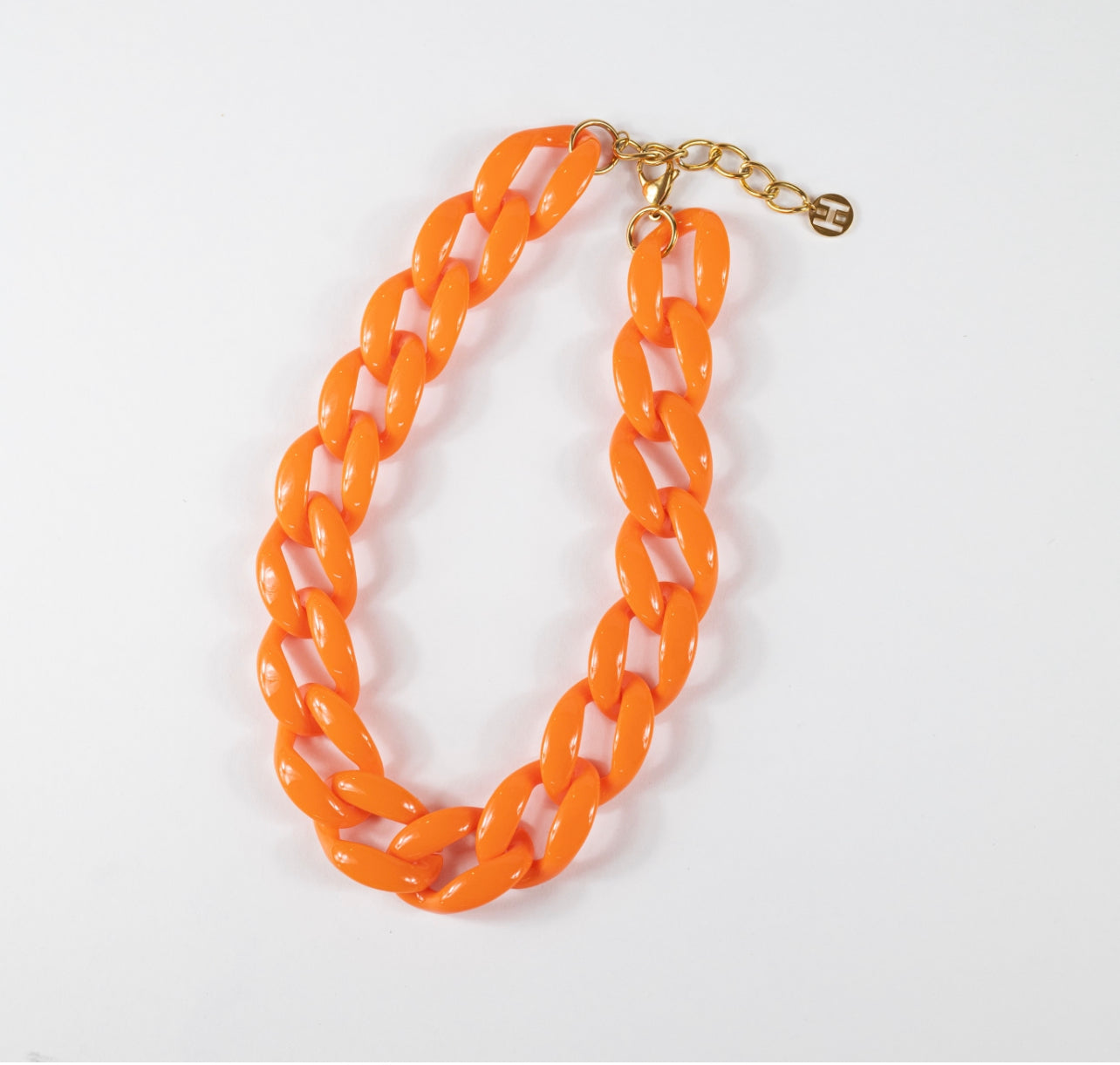 Chain Necklace - Orange