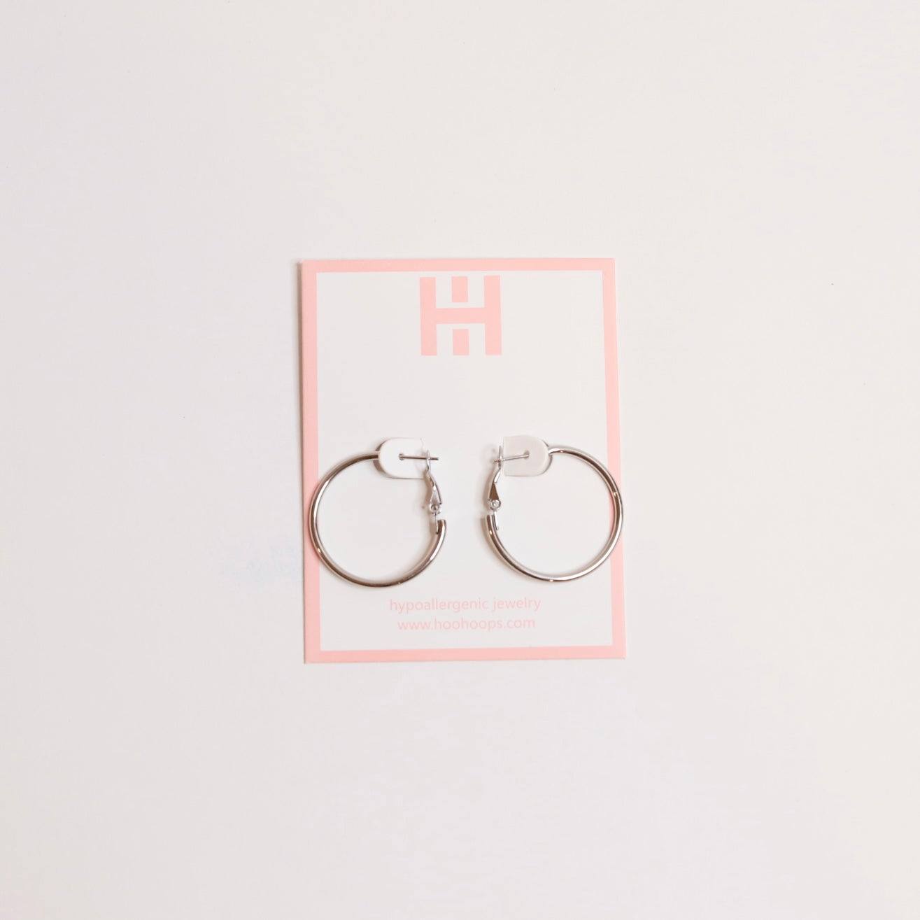 The Holly Hoop Earrings - Silver , 1 Inch