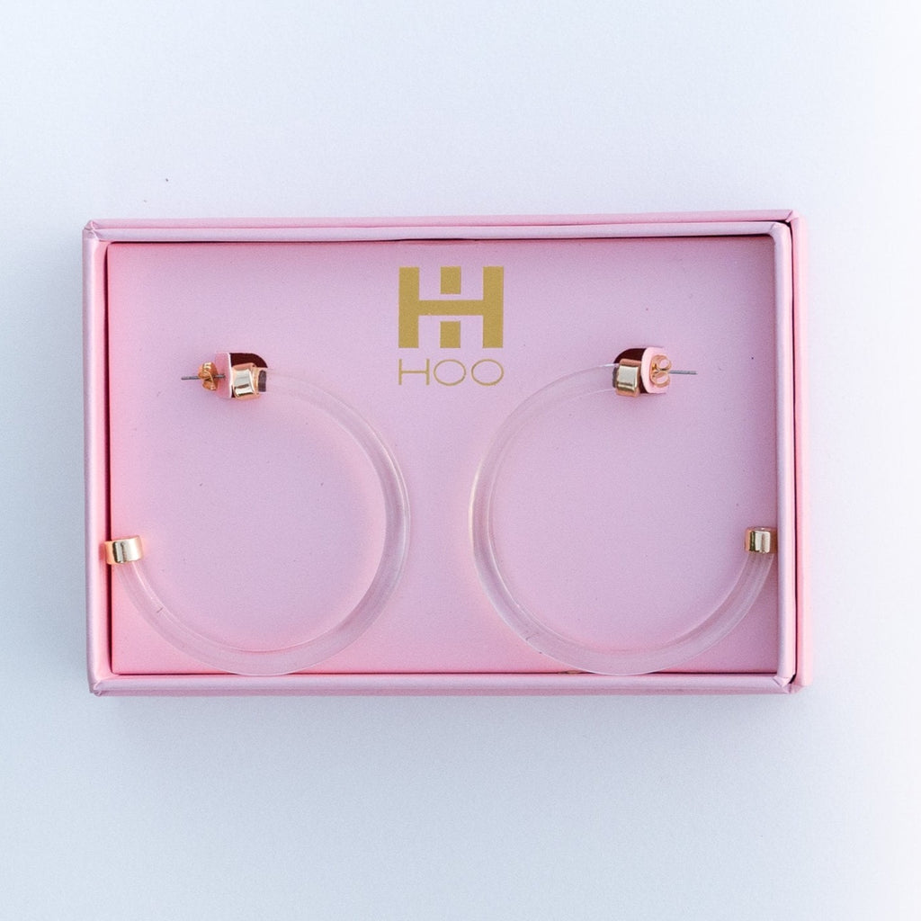 Clear Hoop Earrings