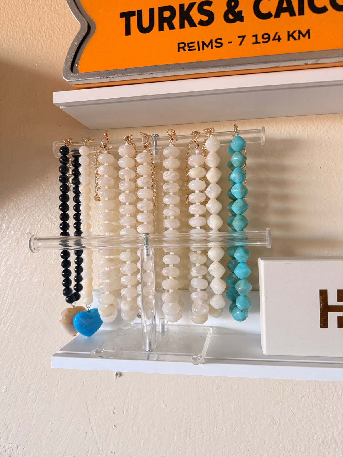 Cube Bead Necklace
