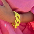 Chunky Resin Link Statement Jewelry | Bold Acrylic Chain Necklace & Bracelet