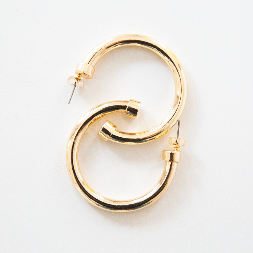 Gold Hoop Earrings