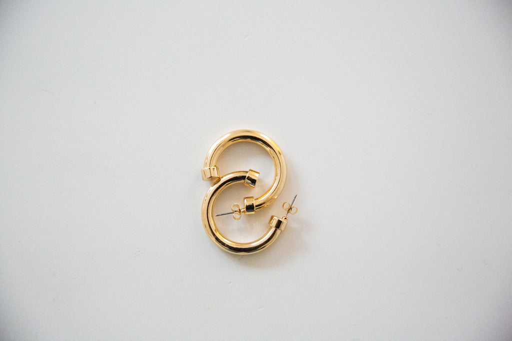 Gold Hoop Earrings