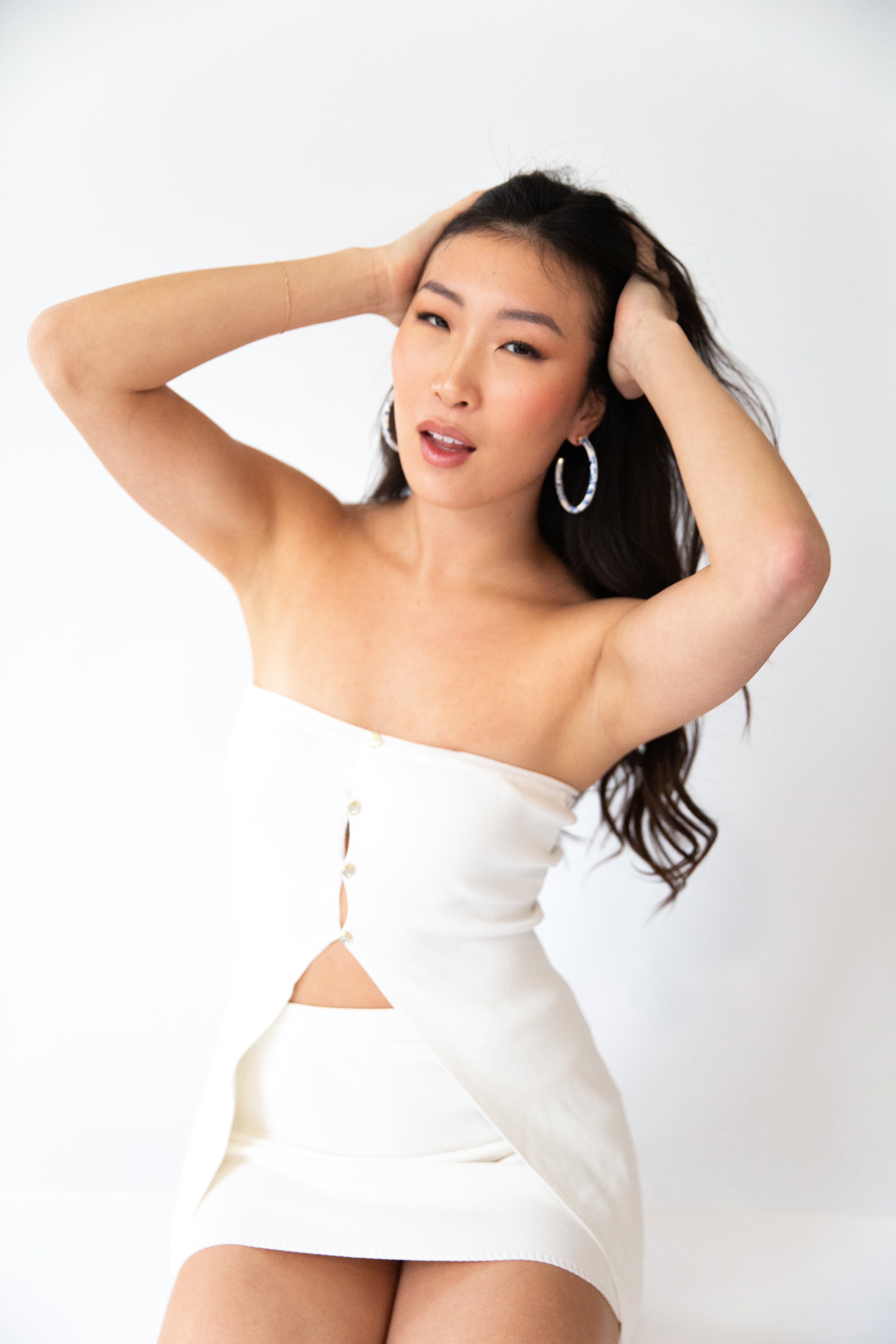 Blue Marble 2-Inch Hoops - WAREHOUSE SALE