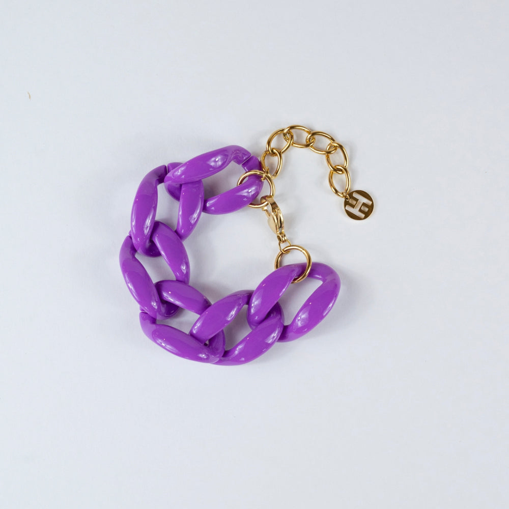 Chain Bracelet - Royal Purple