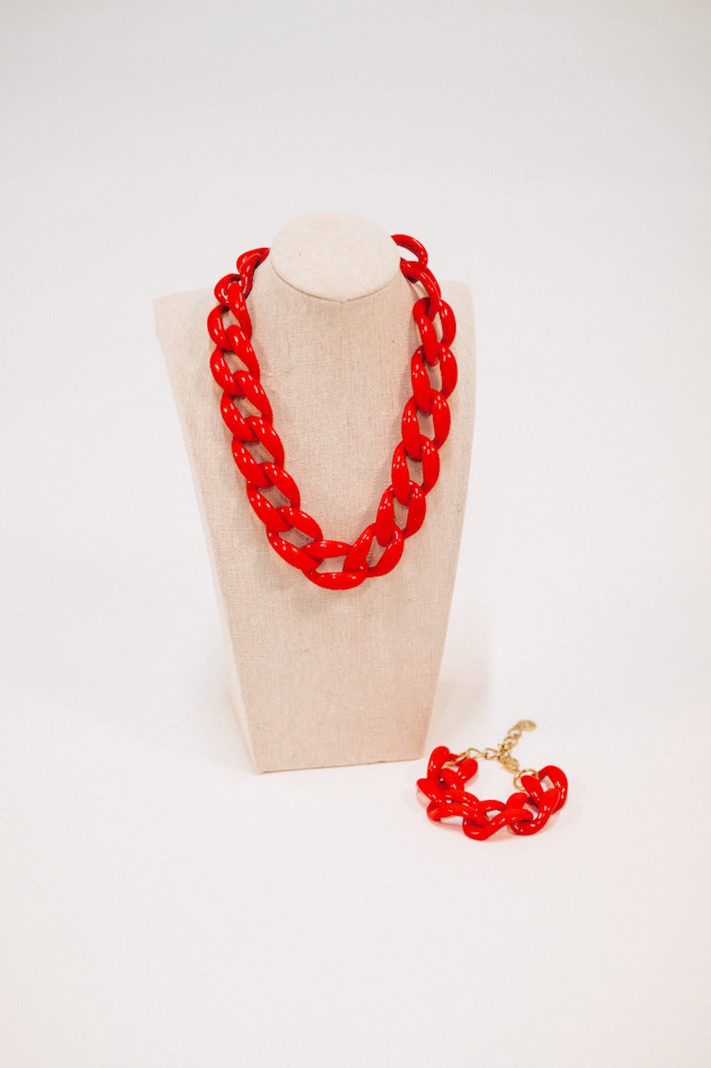 Chain Bracelet - Red