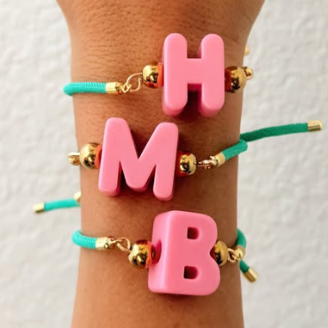 Custom Chunky Initial Bracelet