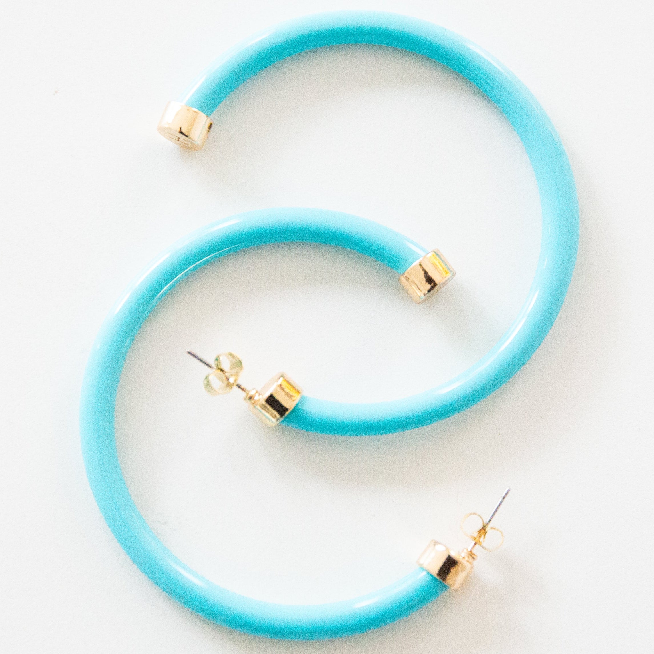 Turquoise Hoop Earrings