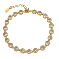 Round Bezel Bracelet