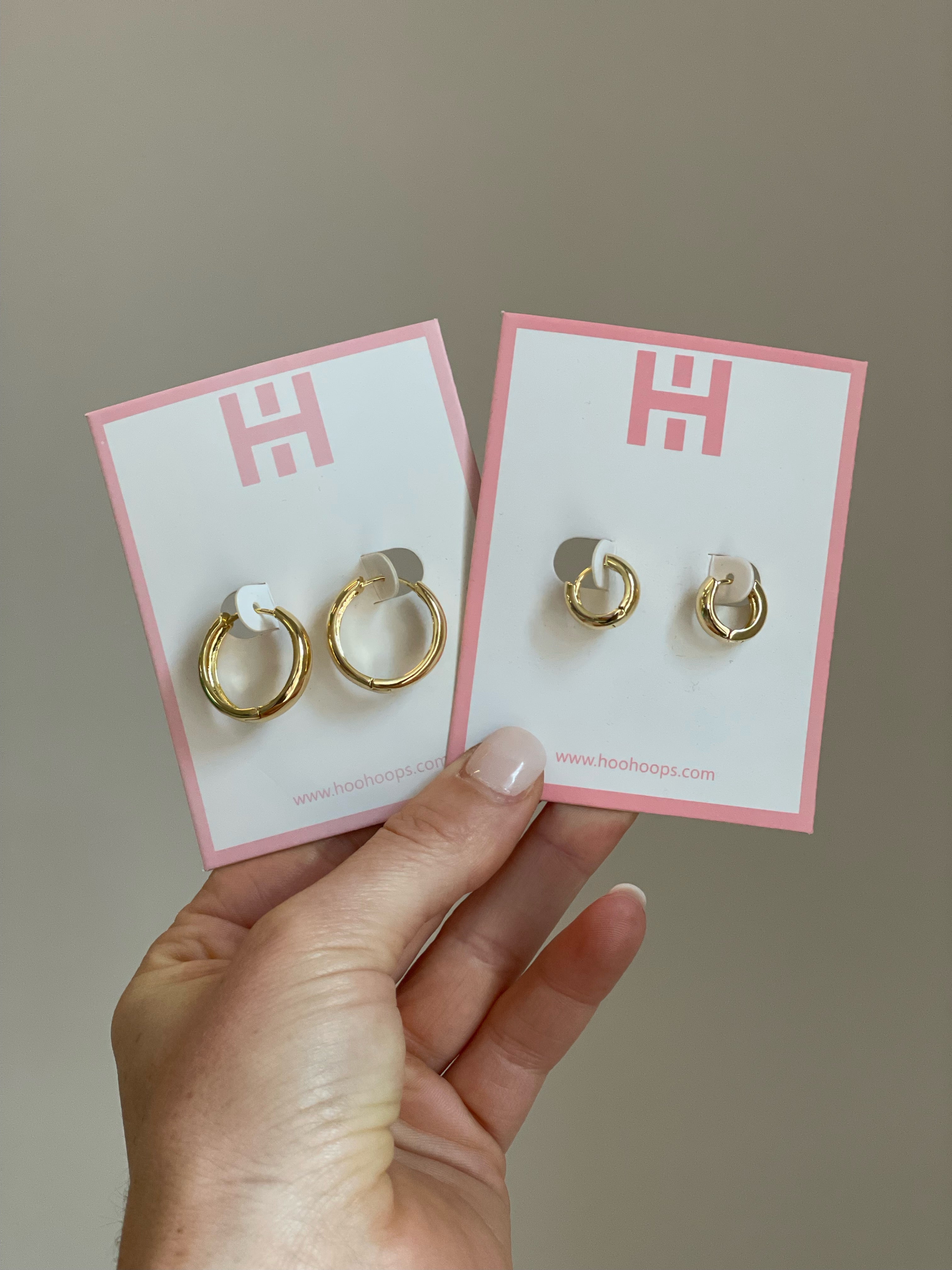 Gold Huggies - 23mm