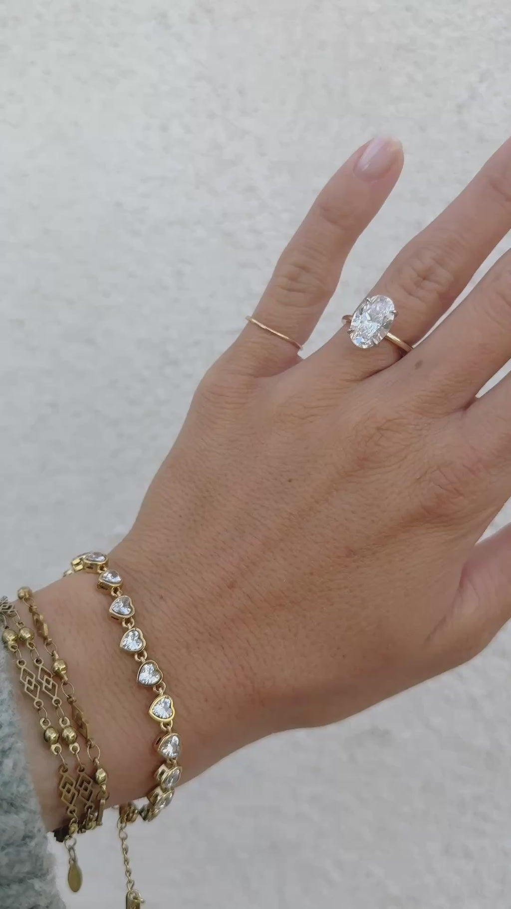 Heart Bezel Bracelet