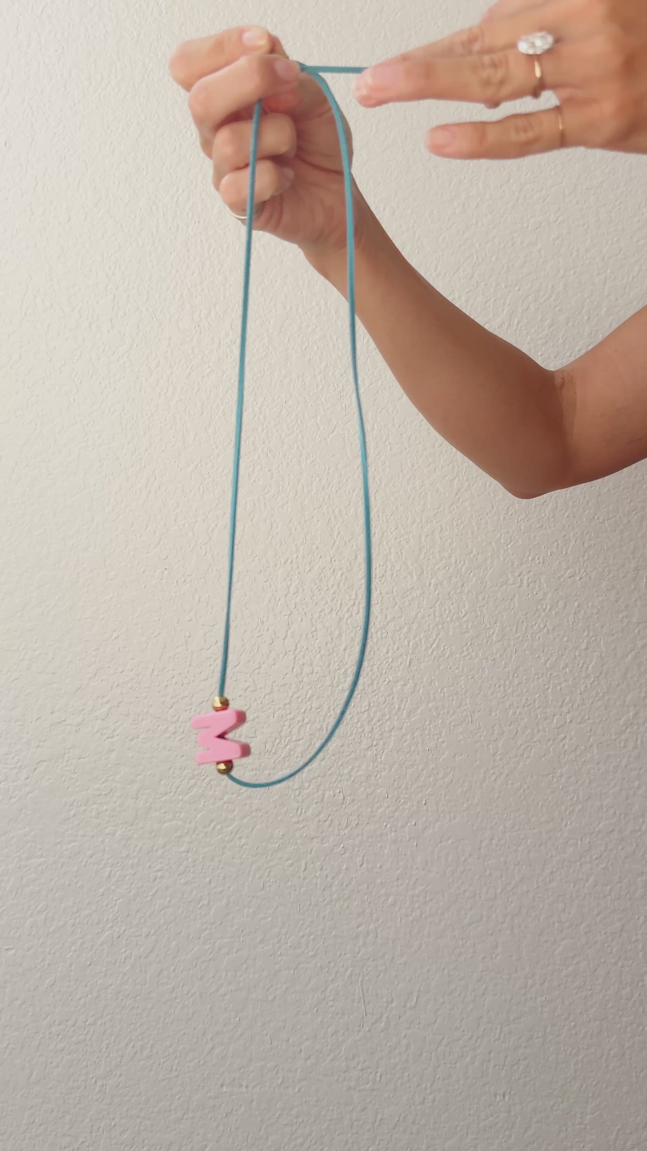 Custom Chunky Initial Necklace
