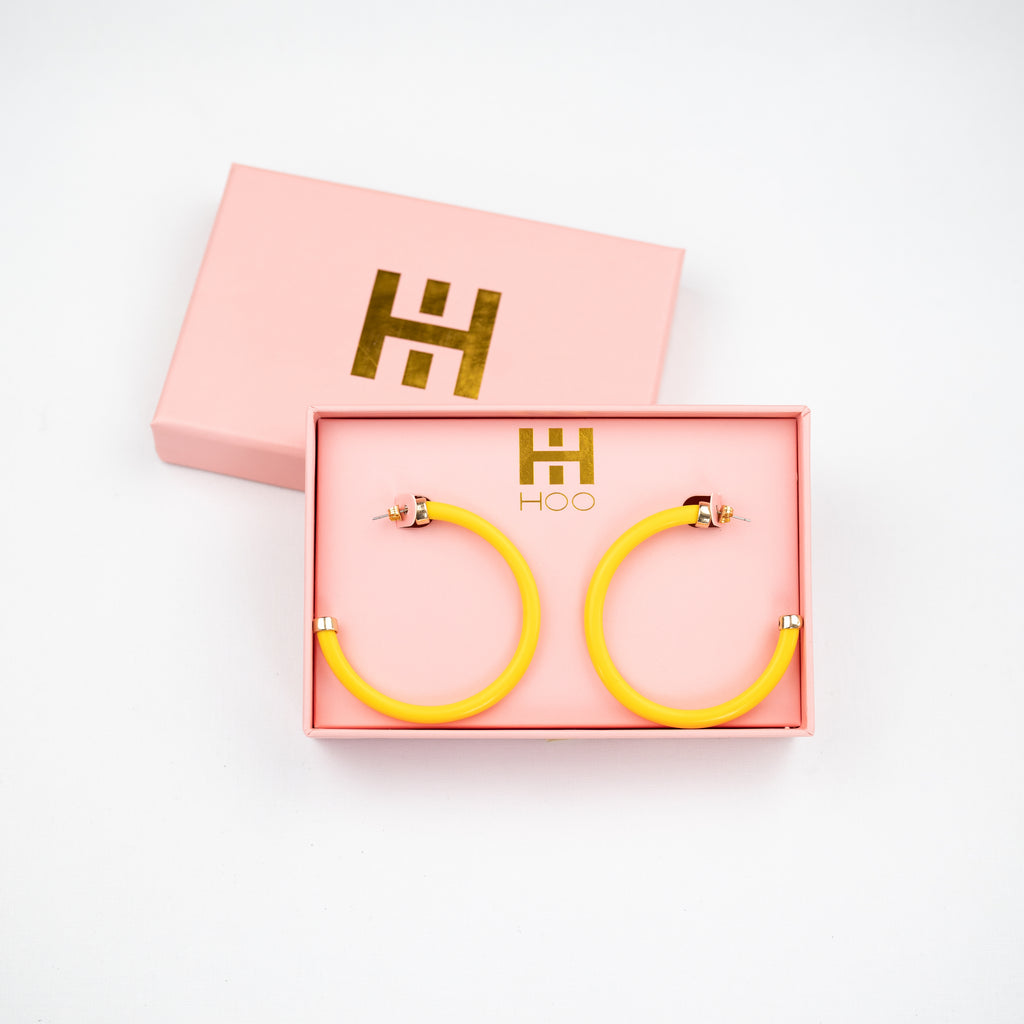 Sunset Hoop Earrings
