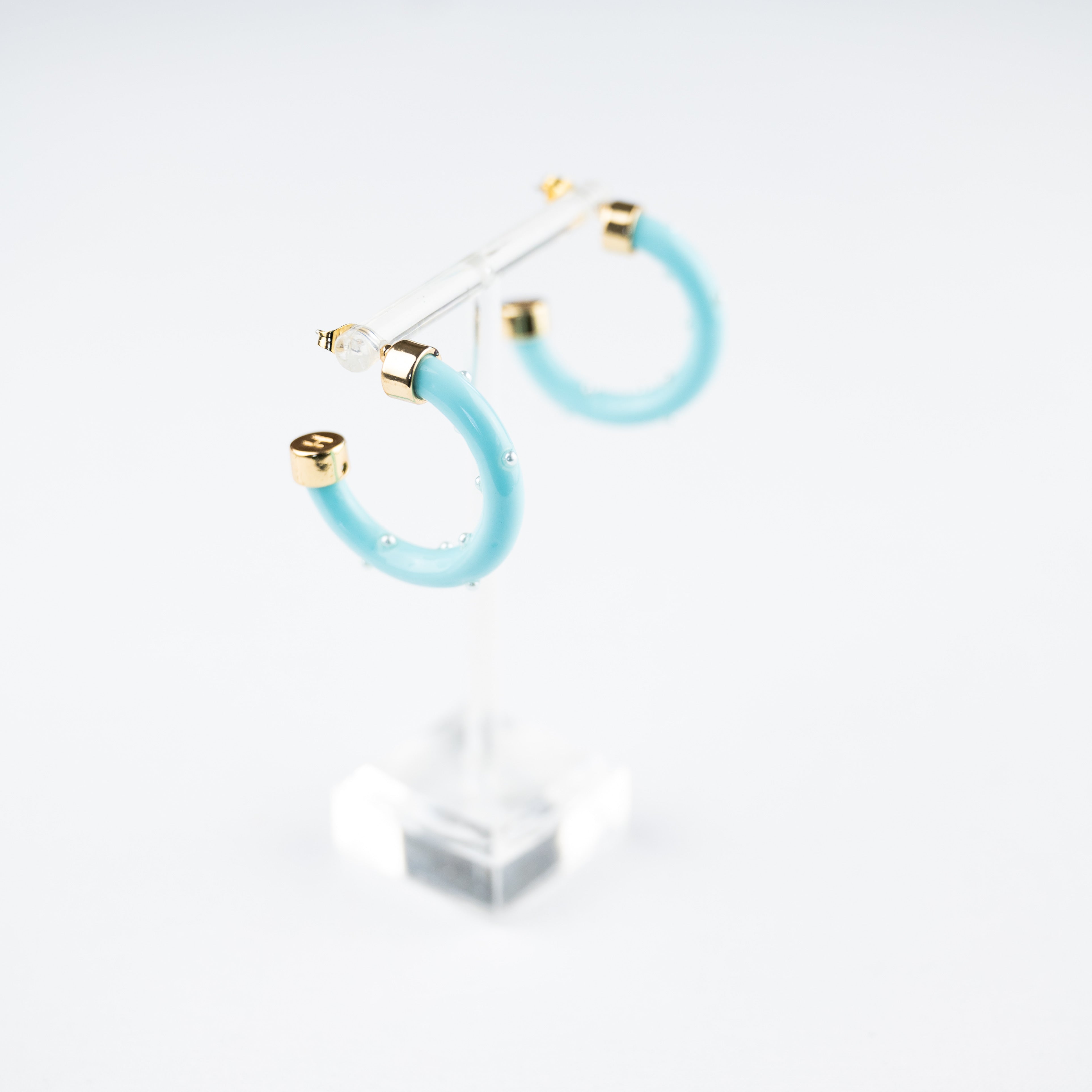 Mini Hoops - Surf with Pearls